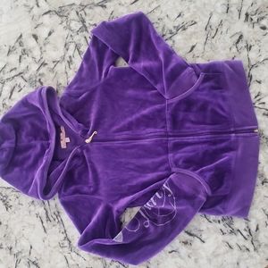 Juicy Couture Authentic Velour Zip Hoodie